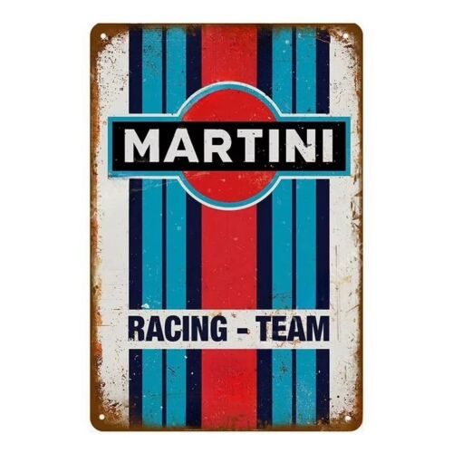 Vintage Collectible Tins - Martini Racing Team Vintage Tin Sign