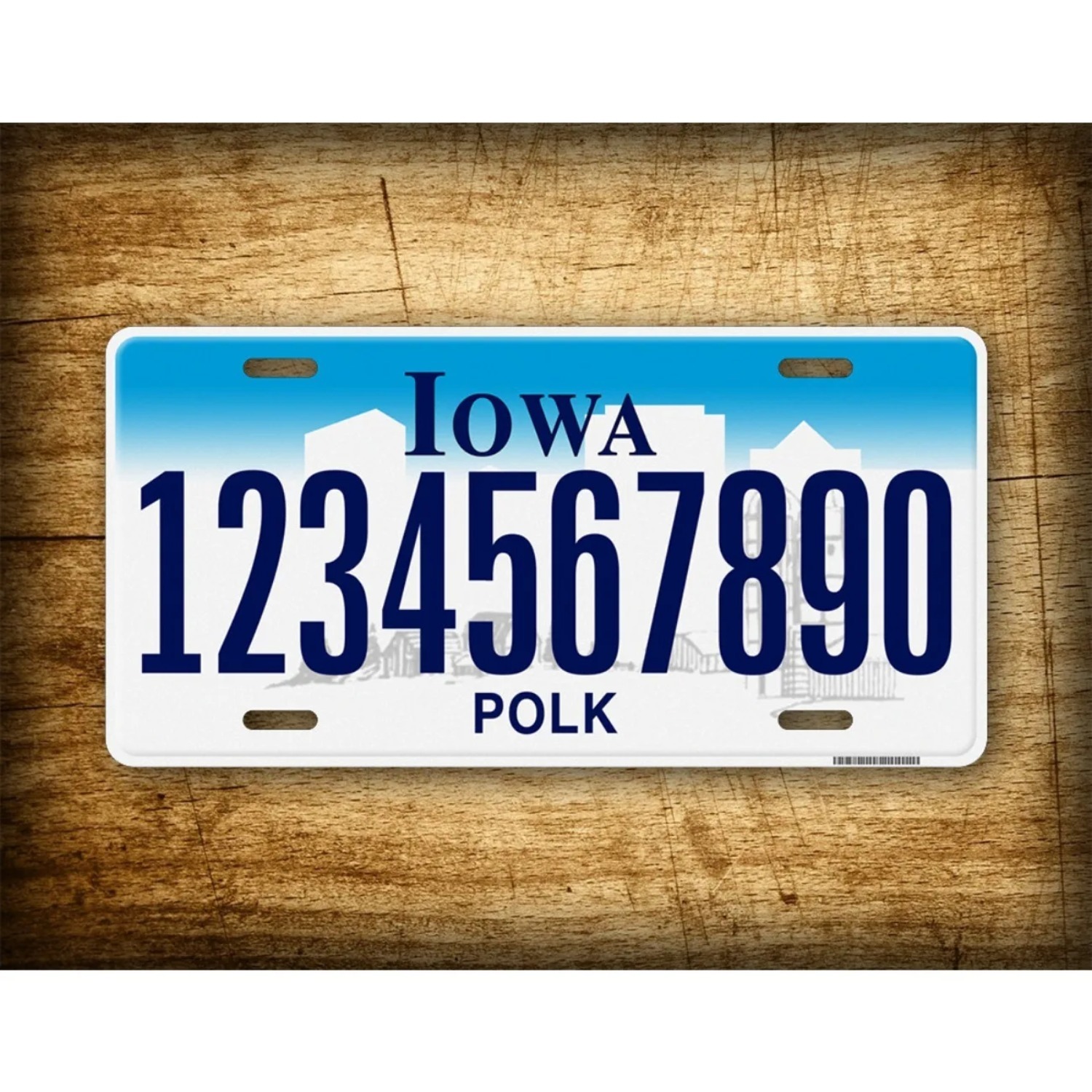 Vintage Collectible Signs - Gepersonaliseerde Iowa Vintage Metalen Bord Decoratieve