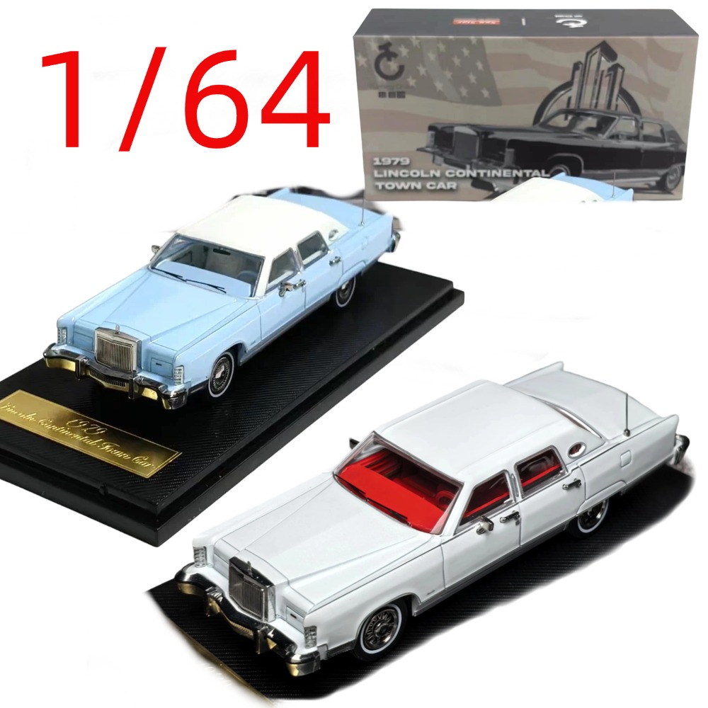Vintage Collectible Model Cars - Turntable Crush Diecast 1/64 schaal Lincoln