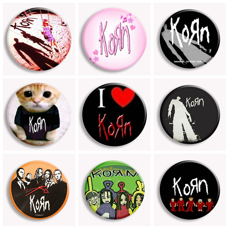 Vintage Collectible Pins - Hip Hop Korn Muziek Rock Band