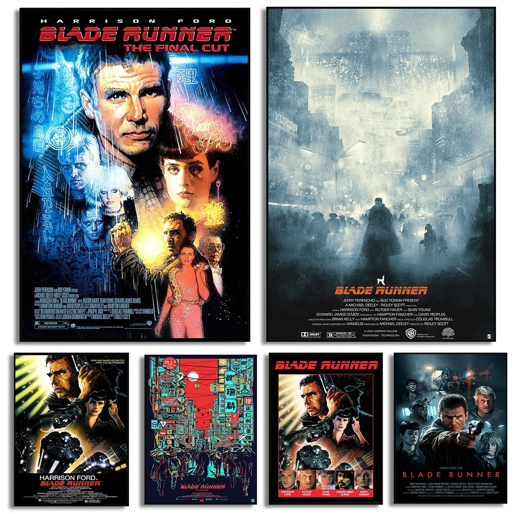 Vintage Collectible Posters - Blade Runner 1982 klassieke filmposter -