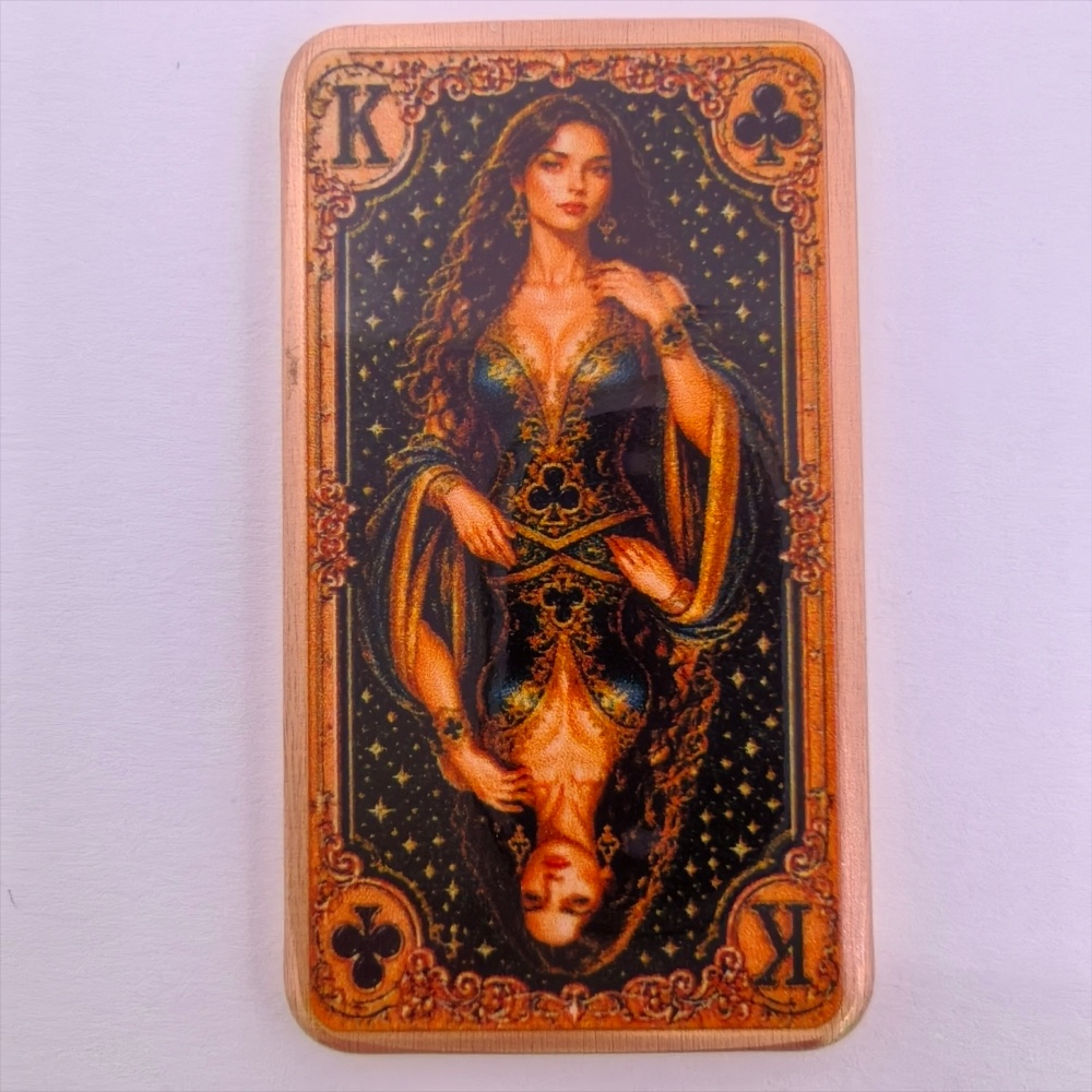 Vintage Collectible Playing Cards - 1oz .999 Fijne Koperen Staaf Poker