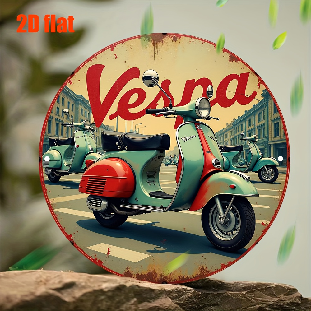 Vintage Collectible Signs - 2D plat, 2D platte retro Vesna