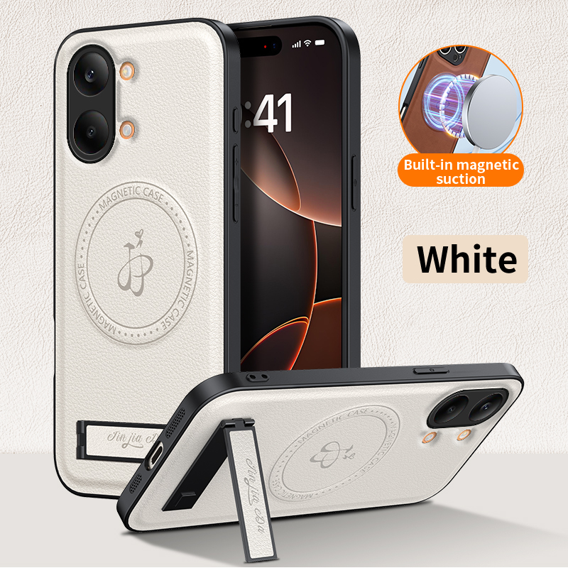 Luxe lederen standaard telefoo - Camera Leather Case recensie en prijs