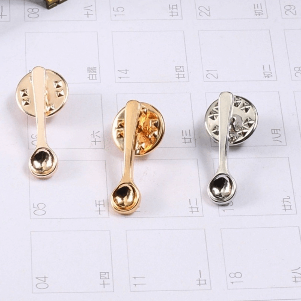 Nieuwe schattige design lepel  - Vintage Collectible Pins recensie en prijs