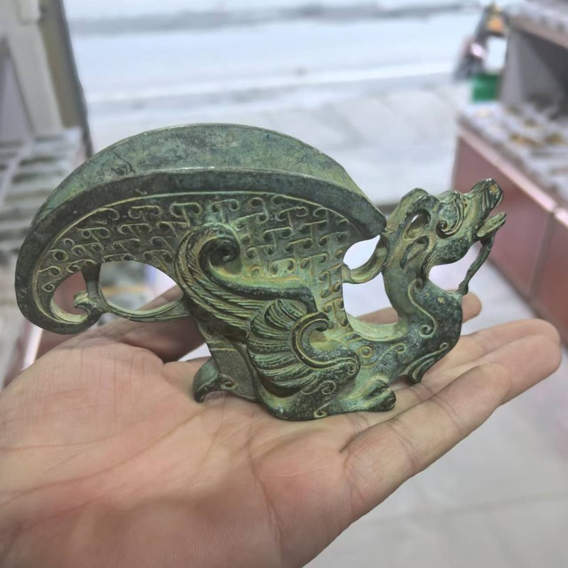 Flessenkraan Pixiu koperen orn - Vintage Collectible Bottles recensie en prijs