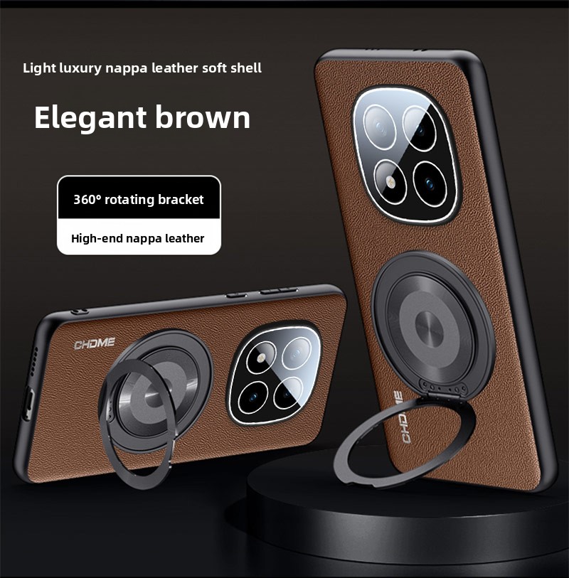 Leren siliconen zachte telefoo - Camera Leather Case recensie en prijs