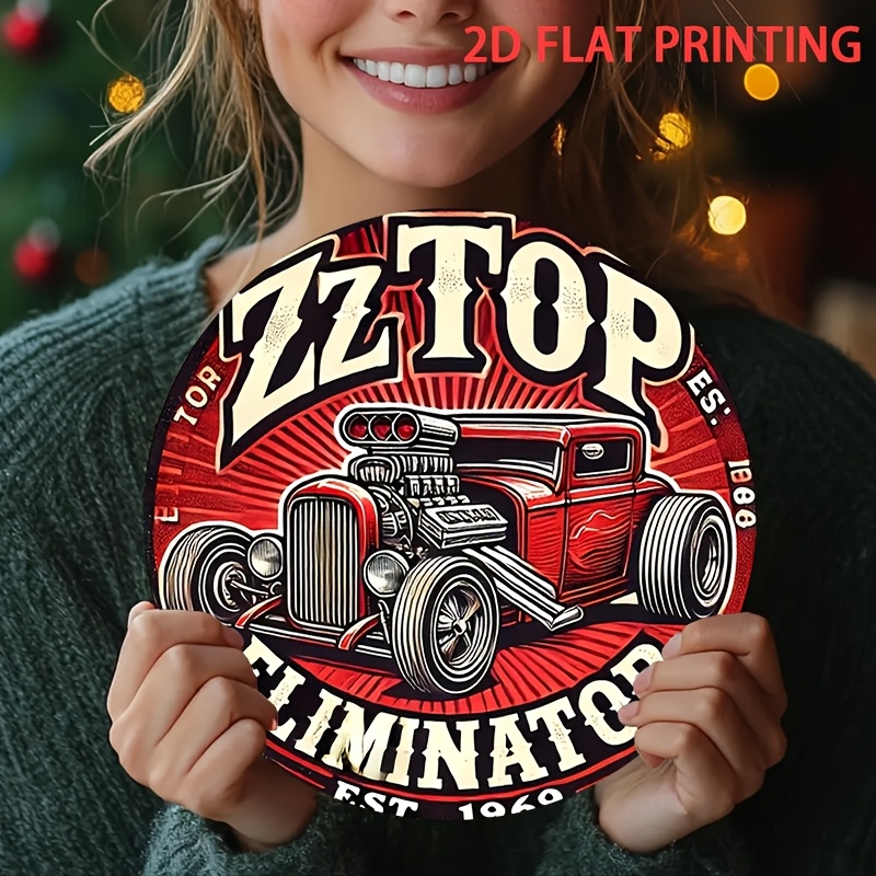 2D plat, 1pc ZZ Top Eliminator - Vintage Collectible Signs recensie en prijs