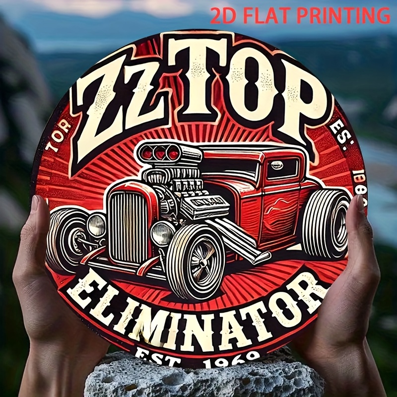 2D plat, 1pc ZZ Top Eliminator - Vintage Collectible Signs recensie en prijs