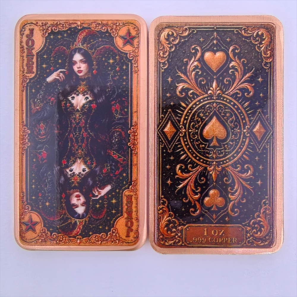1oz .999 Fijne Koperen Bar Pok - Vintage Collectible Playing Cards recensie en prijs