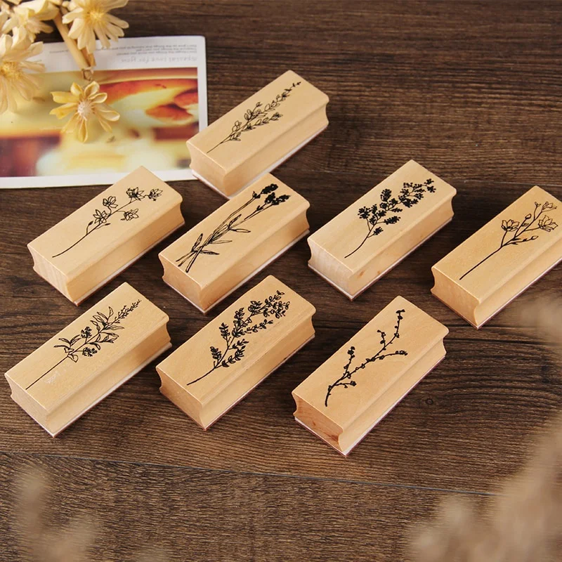 Vintage Plantenboom Houten Rub - Vintage Collectible Stamps recensie en prijs
