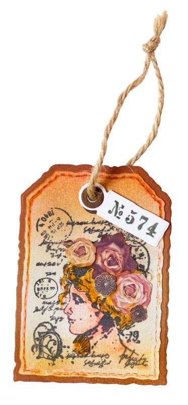 Tag Envelop Grunge Collectie V - Vintage Collectible Stamps recensie en prijs