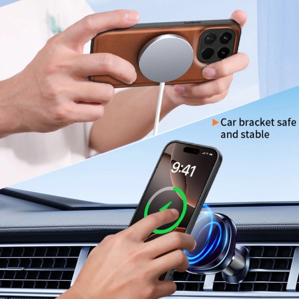 PU Lederen Magnetische Hoes vo - Camera Leather Case recensie en prijs