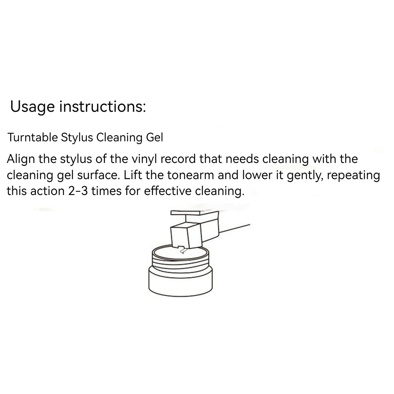 Stylus-reinigingslijm Herbruik - Vinyl Record Cleaner recensie en prijs