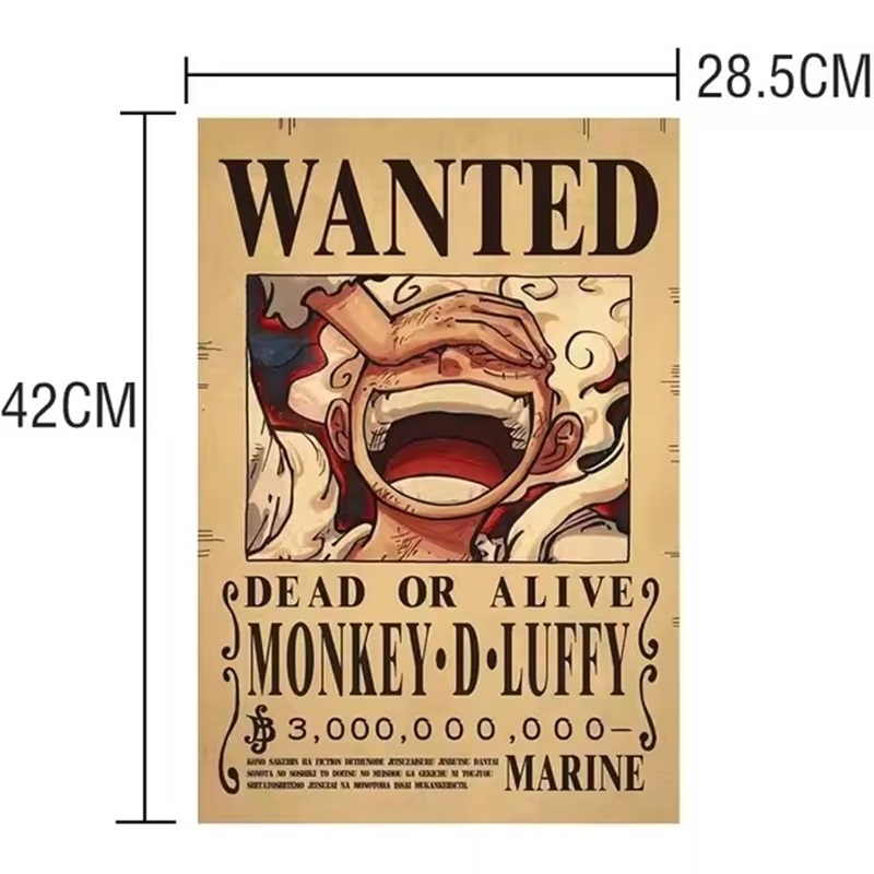 Anime One Piece Bounty Wanted  - Vintage Collectible Posters recensie en prijs