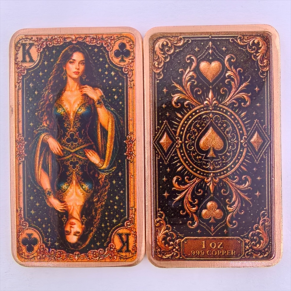 1oz .999 Fijne Koperen Staaf P - Vintage Collectible Playing Cards recensie en prijs