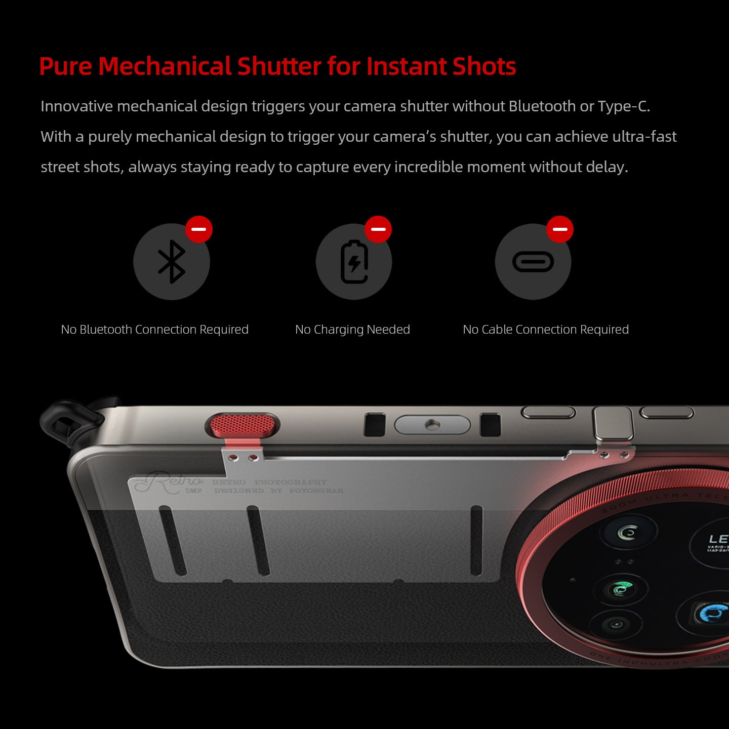 Fotorgear Retro Mechanische Te - Camera Leather Case recensie en prijs