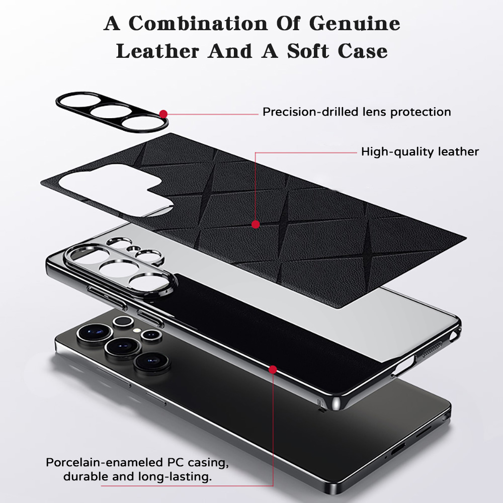 Lederen Plating Voor Samsung S - Camera Leather Case recensie en prijs
