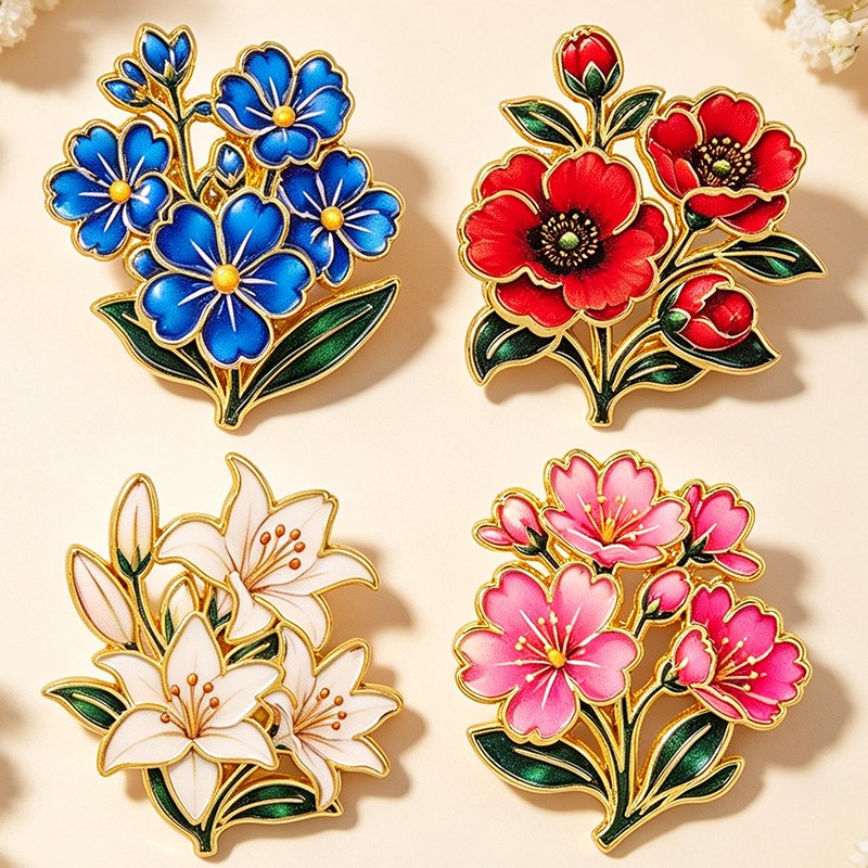 Leuke vintage kleurrijke bloem - Vintage Item recensie en prijs