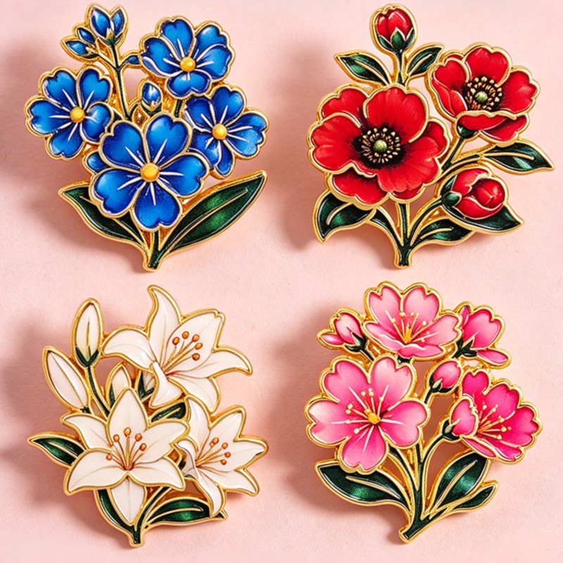 Leuke vintage kleurrijke bloem - Vintage Item recensie en prijs