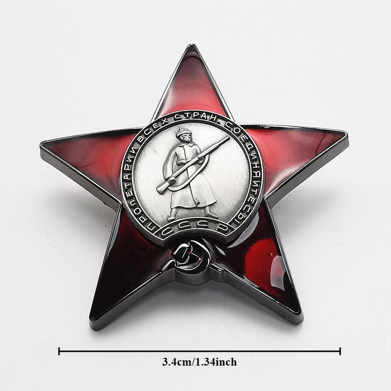 1Pc Red Star Badge Reversspeld - Vintage Collectible Pins recensie en prijs